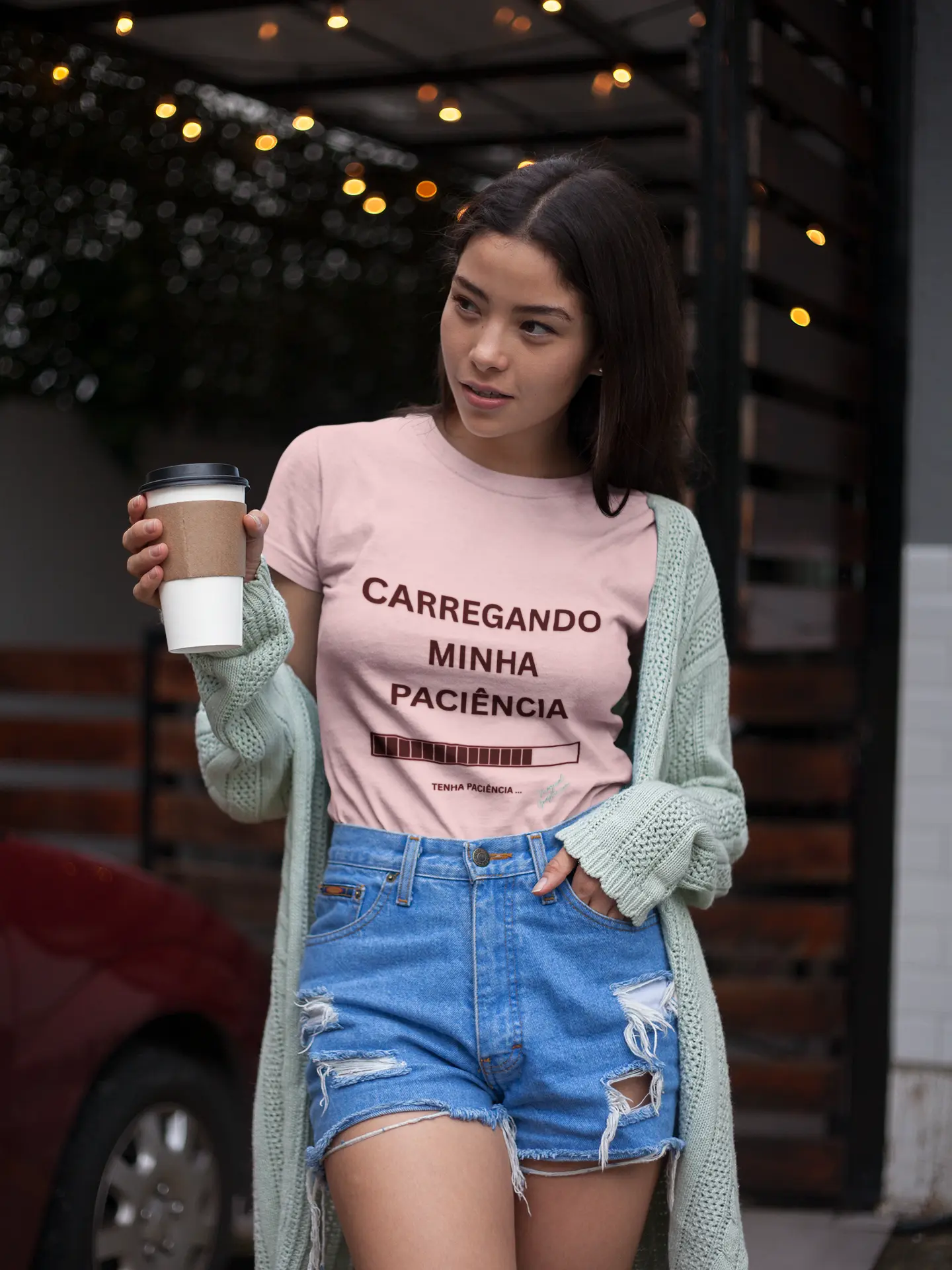 Carregando Minha Paciencia - Feminine Tee Printify