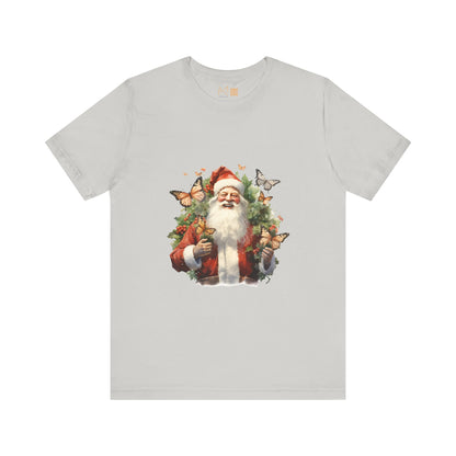 Santa Butterflies Unisex Tee - Most Likely to Be on the Naughty List