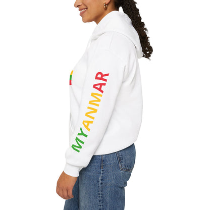 Myanmar Unisex Hooded Sweatshirt - Asia