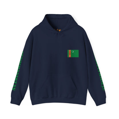 Turkmenistan Unisex Hooded Sweatshirt - Asia