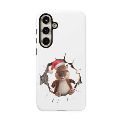 Christmas Capybara Santa Tough Phone Case