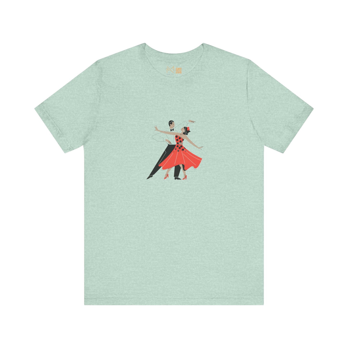 Dancing Couples Graphic Unisex T-Shirt - Perfect for Dance Lovers and Special Occasions