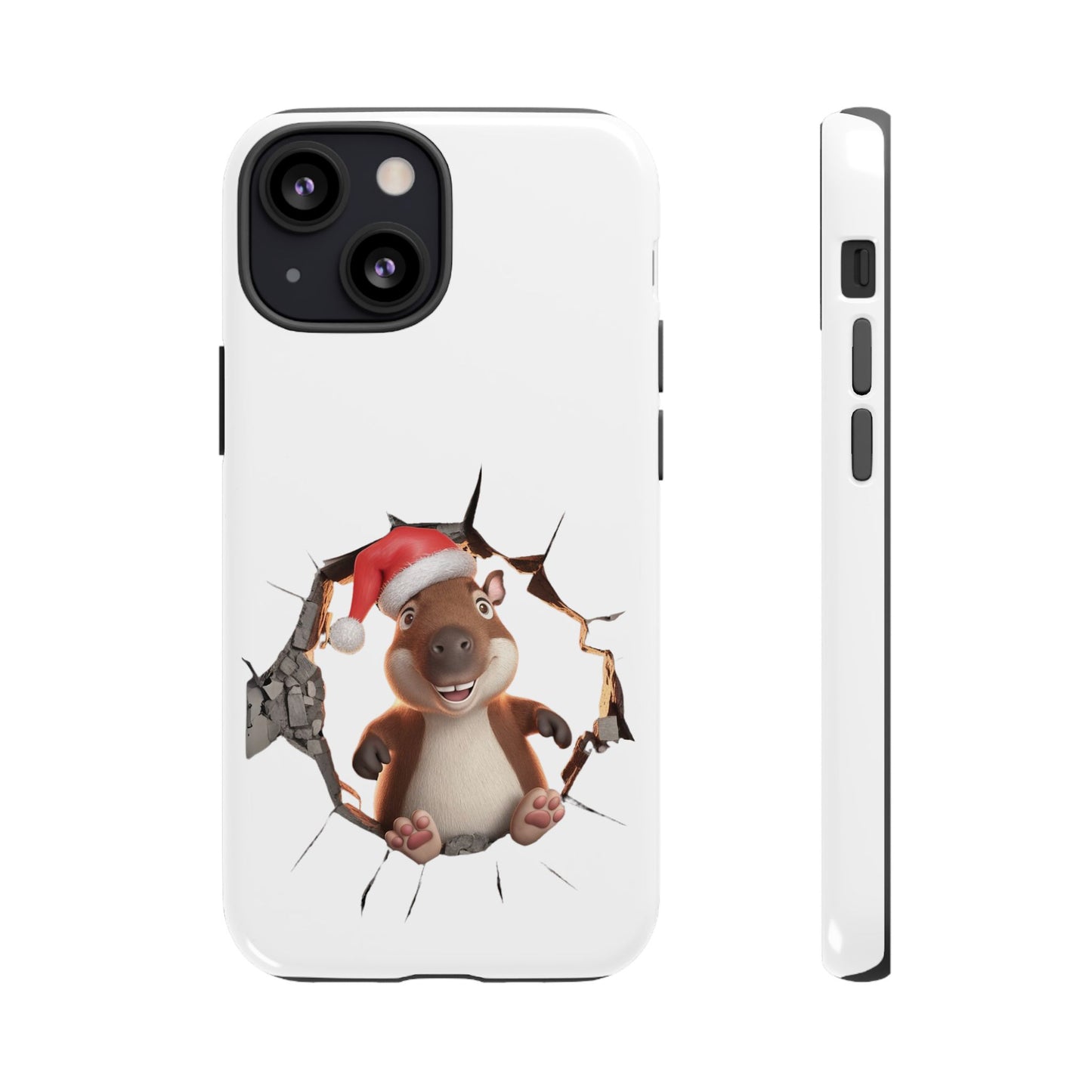 Christmas Capybara Santa Tough Phone Case