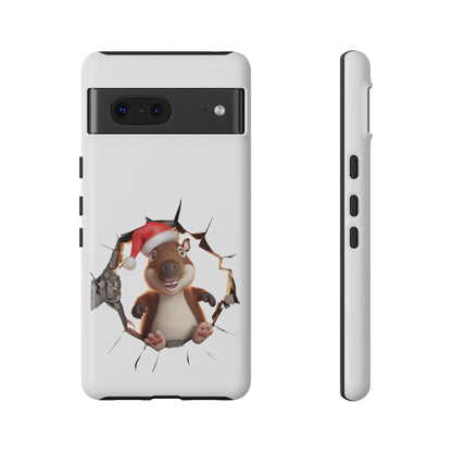 Christmas Capybara Santa Tough Phone Case