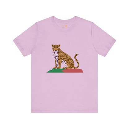 Leopard Print Unisex Jersey Tee - Wildlife Lover's Fashion