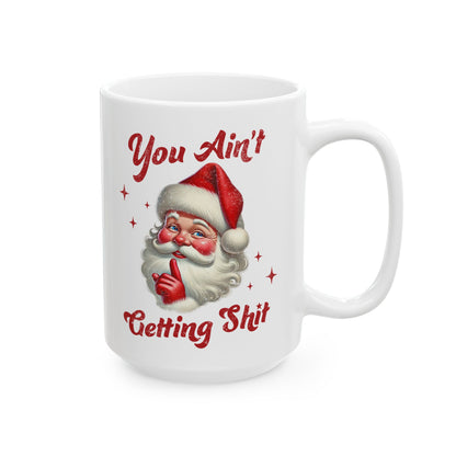 Funny Christmas Ceramic Mug - You Cant Adult Today