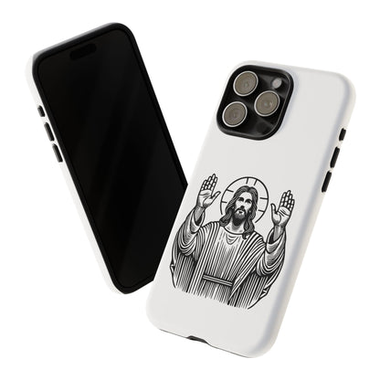 Jesus Phone Case - Simple yet Protective - iPhone- Samsung Galaxy - Google Pixel