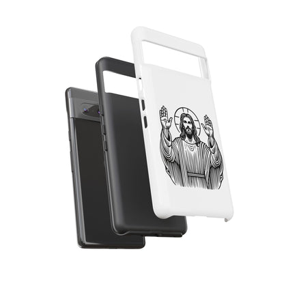 Jesus Phone Case - Simple yet Protective - iPhone- Samsung Galaxy - Google Pixel