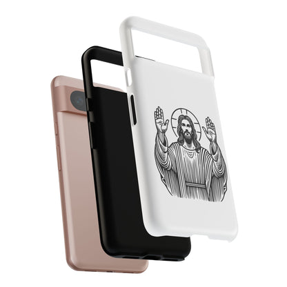 Jesus Phone Case - Simple yet Protective - iPhone- Samsung Galaxy - Google Pixel