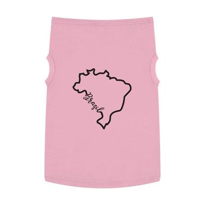 Pet Tank Top - Silhueta Brasil