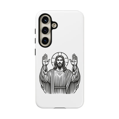 Jesus Phone Case - Simple yet Protective - iPhone- Samsung Galaxy - Google Pixel