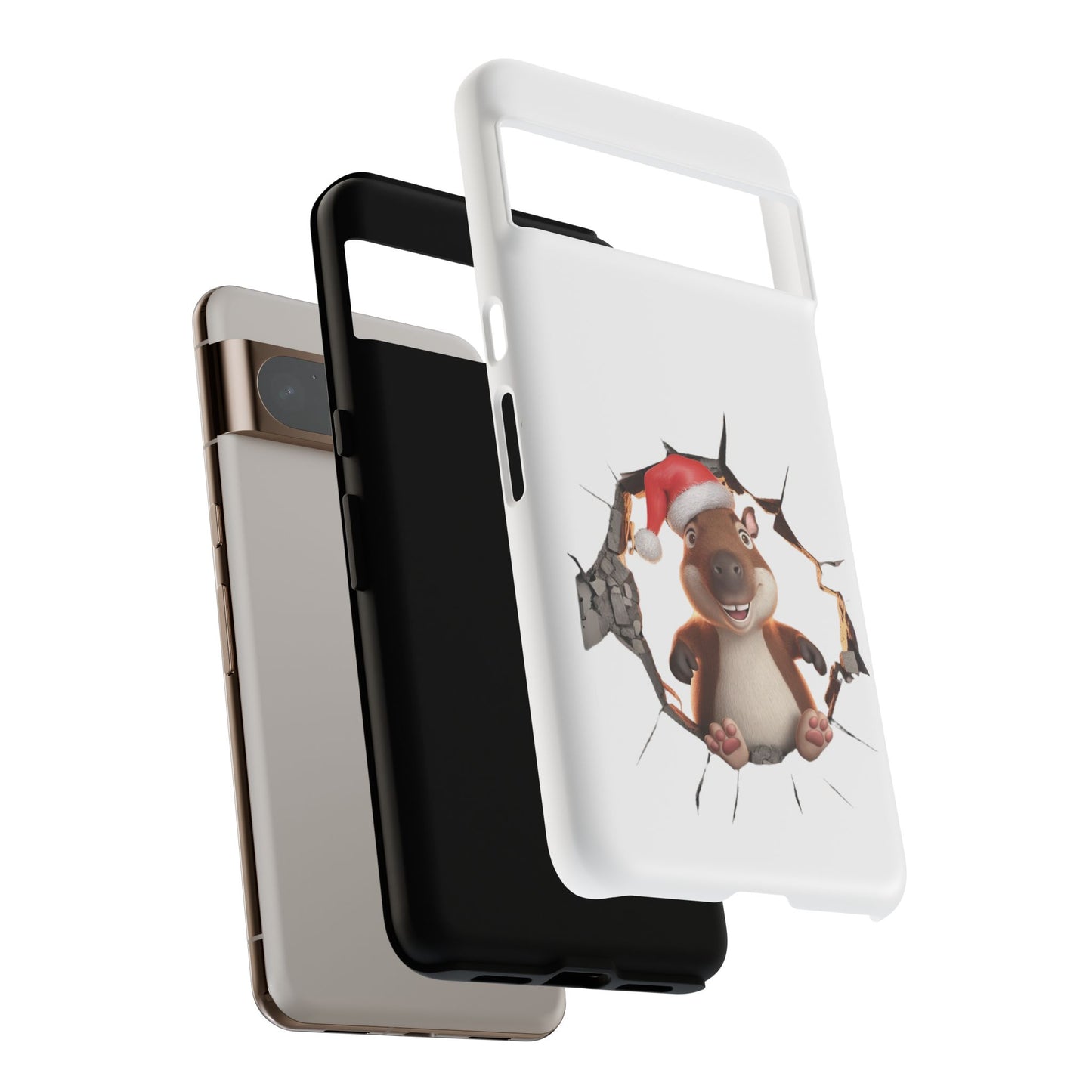 Christmas Capybara Santa Tough Phone Case