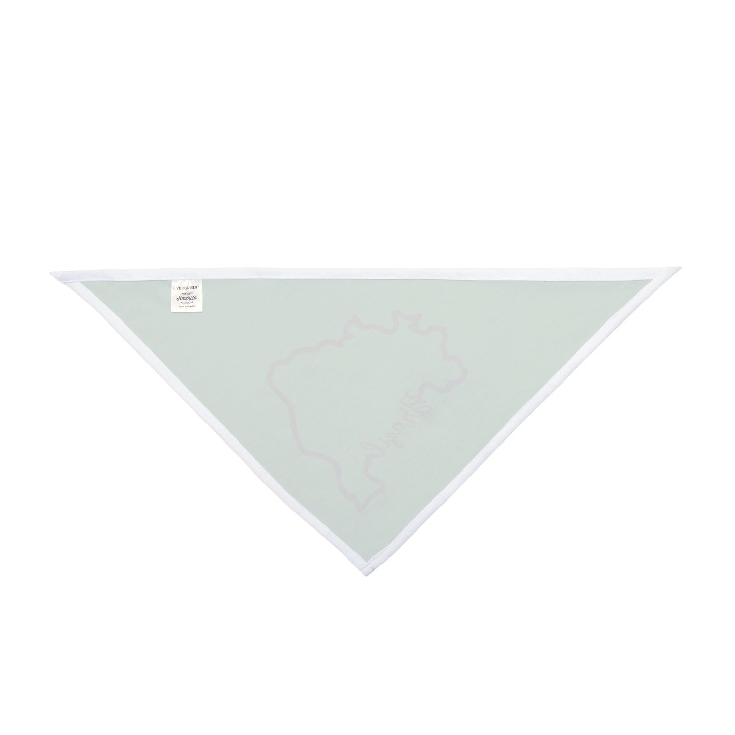 White Pet Bandana - Silhueta Brasil