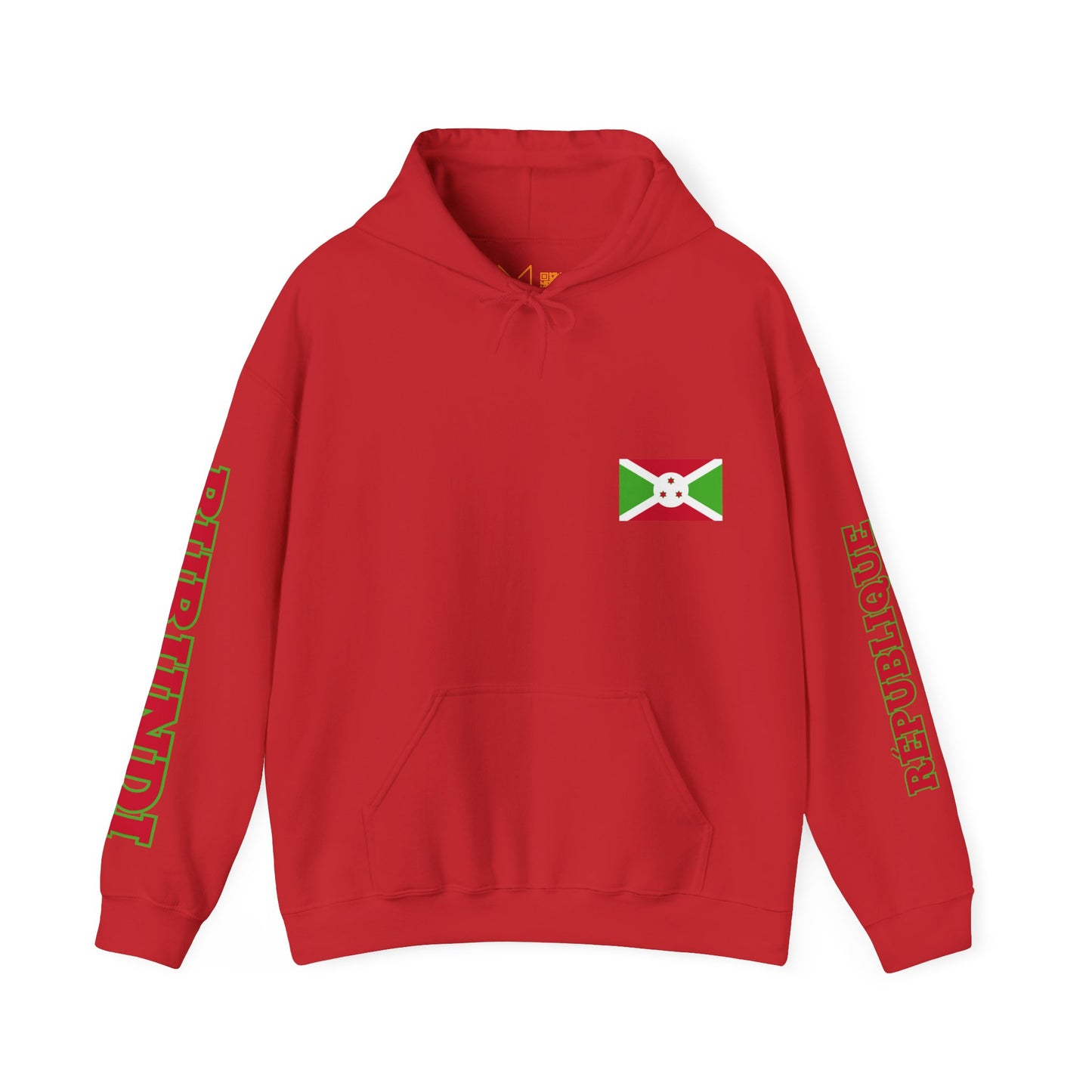 Burundi Unisex Hooded Sweatshirt - Africa