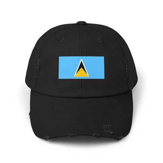 Saint Lucia Flag Cap - Unisex Casual Hat - Caribbean