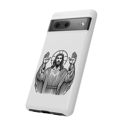 Jesus Phone Case - Simple yet Protective - iPhone- Samsung Galaxy - Google Pixel