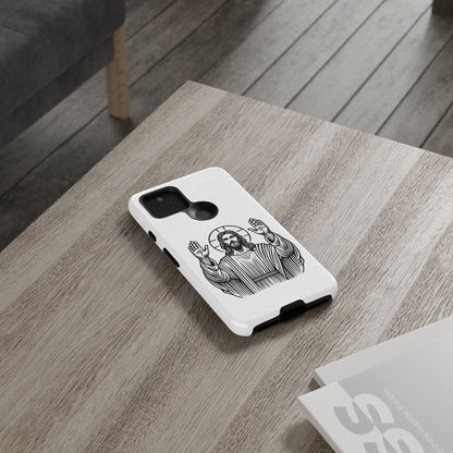 Jesus Phone Case - Simple yet Protective - iPhone- Samsung Galaxy - Google Pixel