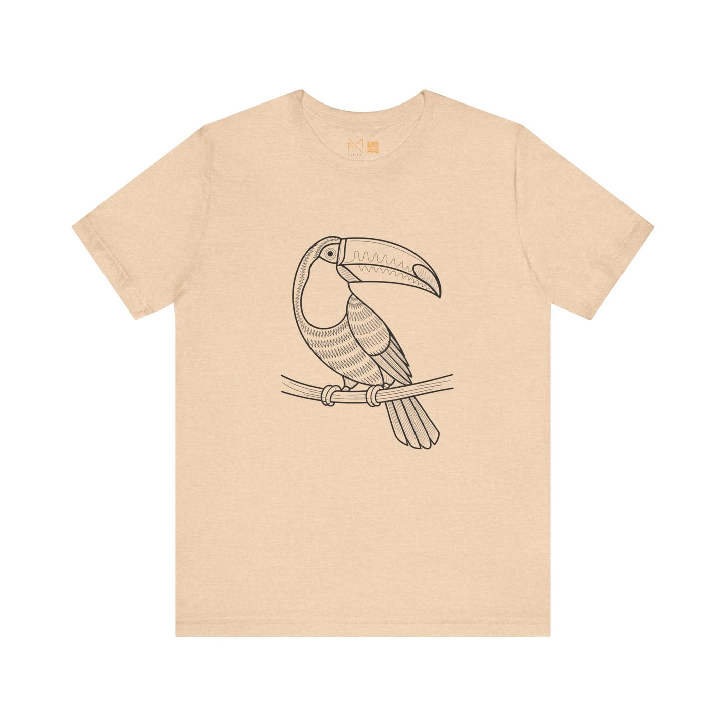 Tropical Toucan Graphic Tee - Unisex Short Sleeve Shirt