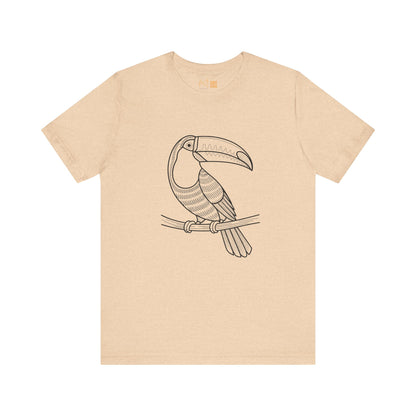 Tropical Toucan Graphic Tee - Unisex Short Sleeve Shirt