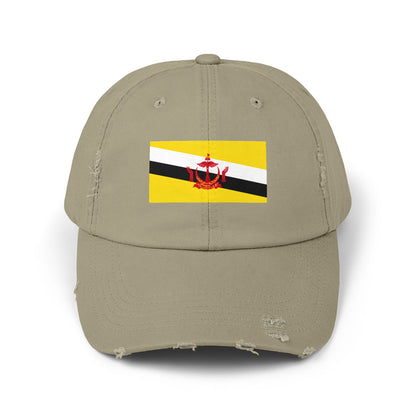 Brunei Flag Cap - Unisex Casual Hat - Asia