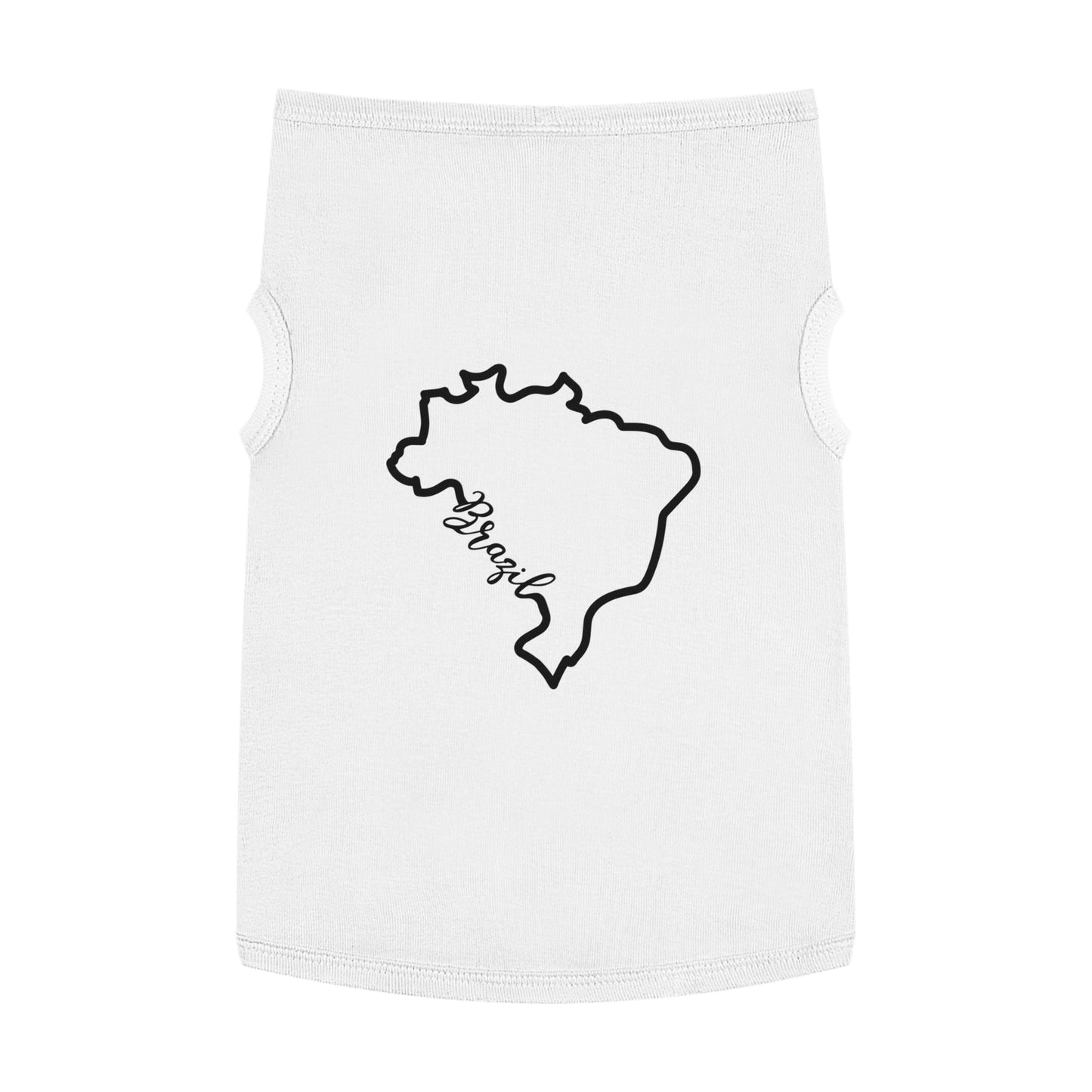 Pet Tank Top - Silhueta Brasil