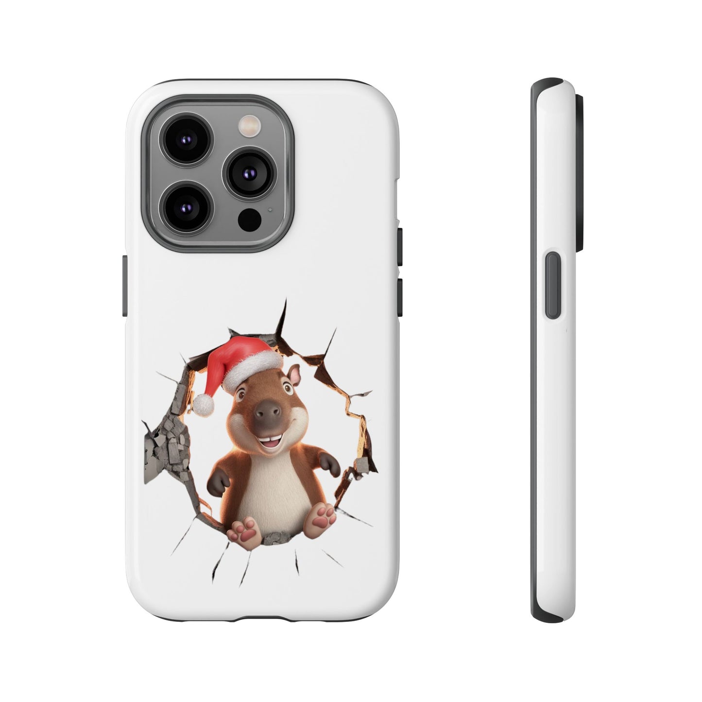 Christmas Capybara Santa Tough Phone Case