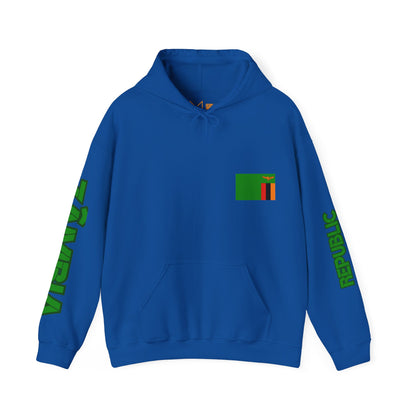 Zambia Unisex Hooded Sweatshirt - Africa