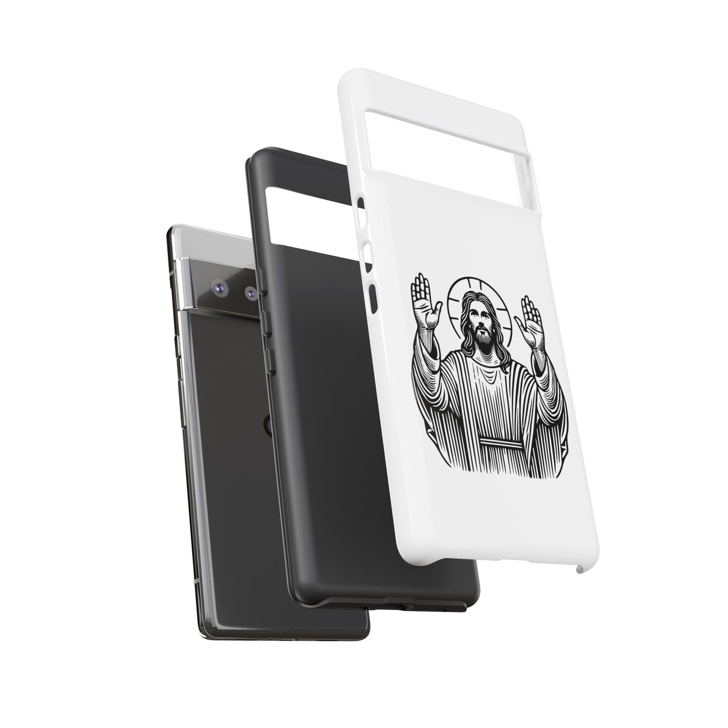 Jesus Phone Case - Simple yet Protective - iPhone- Samsung Galaxy - Google Pixel