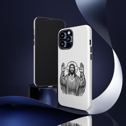 Jesus Phone Case - Simple yet Protective - iPhone- Samsung Galaxy - Google Pixel