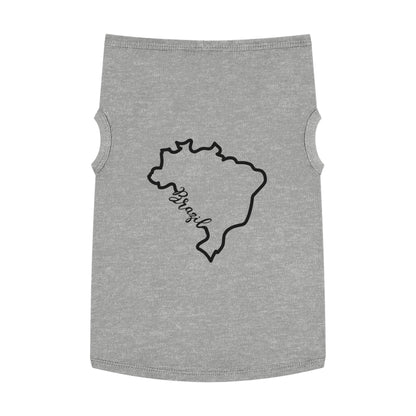 Pet Tank Top - Silhueta Brasil