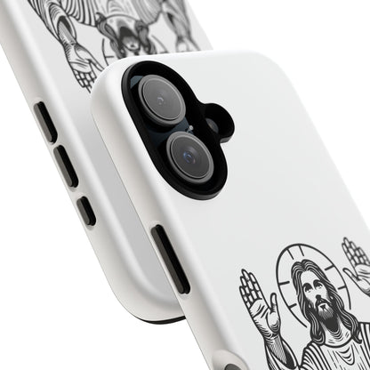 Jesus Phone Case - Simple yet Protective - iPhone- Samsung Galaxy - Google Pixel