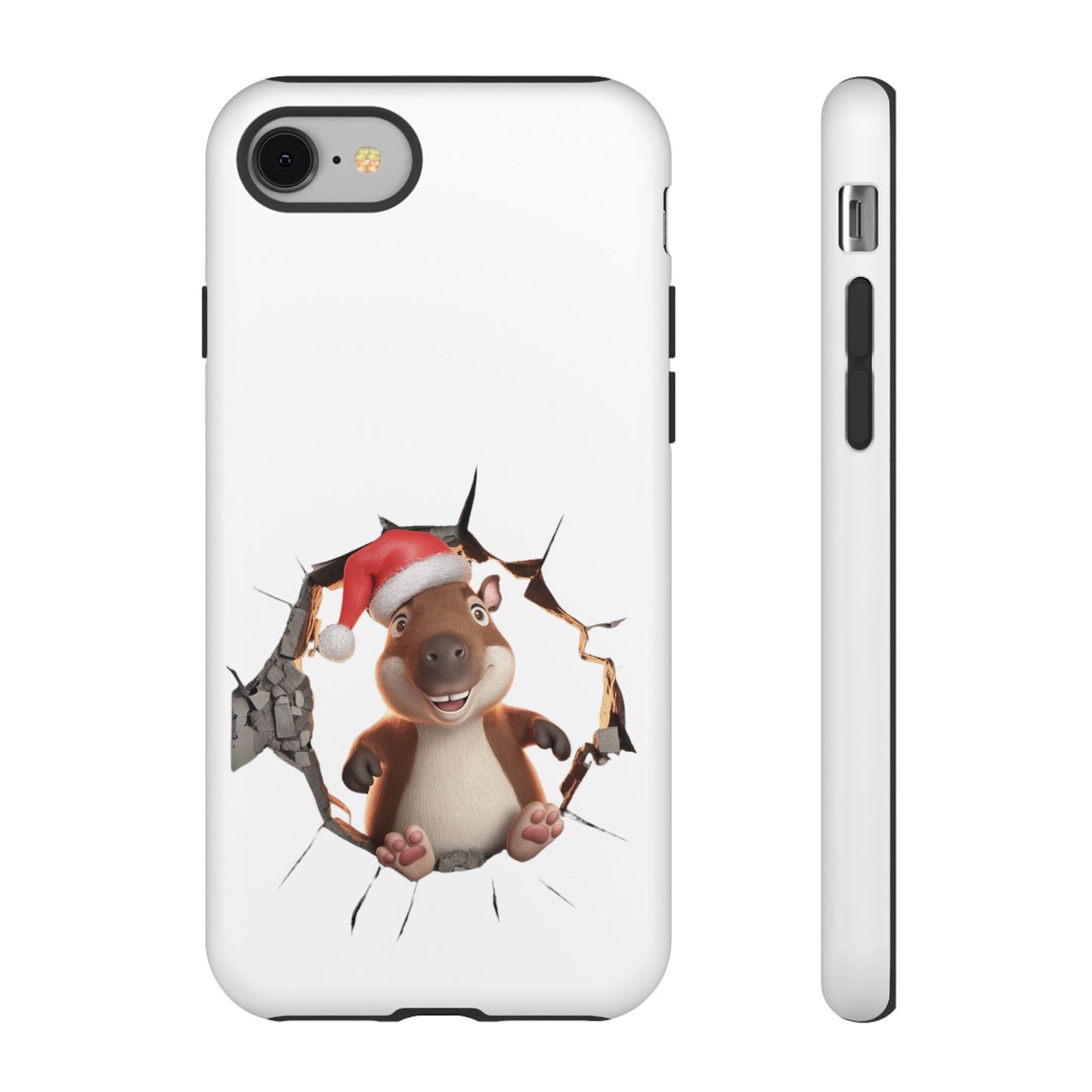 Christmas Capybara Santa Tough Phone Case