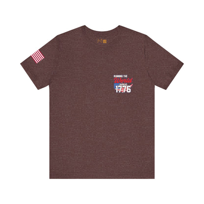 Proud American Graphic Tee - Running the World 1776