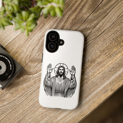 Jesus Phone Case - Simple yet Protective - iPhone- Samsung Galaxy - Google Pixel