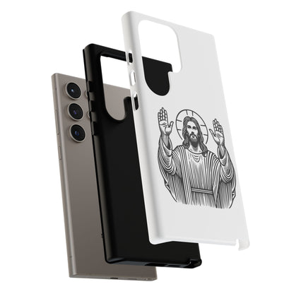 Jesus Phone Case - Simple yet Protective - iPhone- Samsung Galaxy - Google Pixel