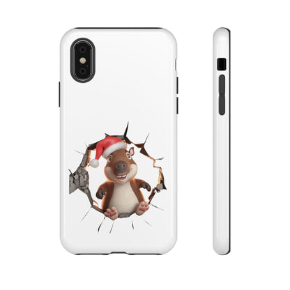 Christmas Capybara Santa Tough Phone Case