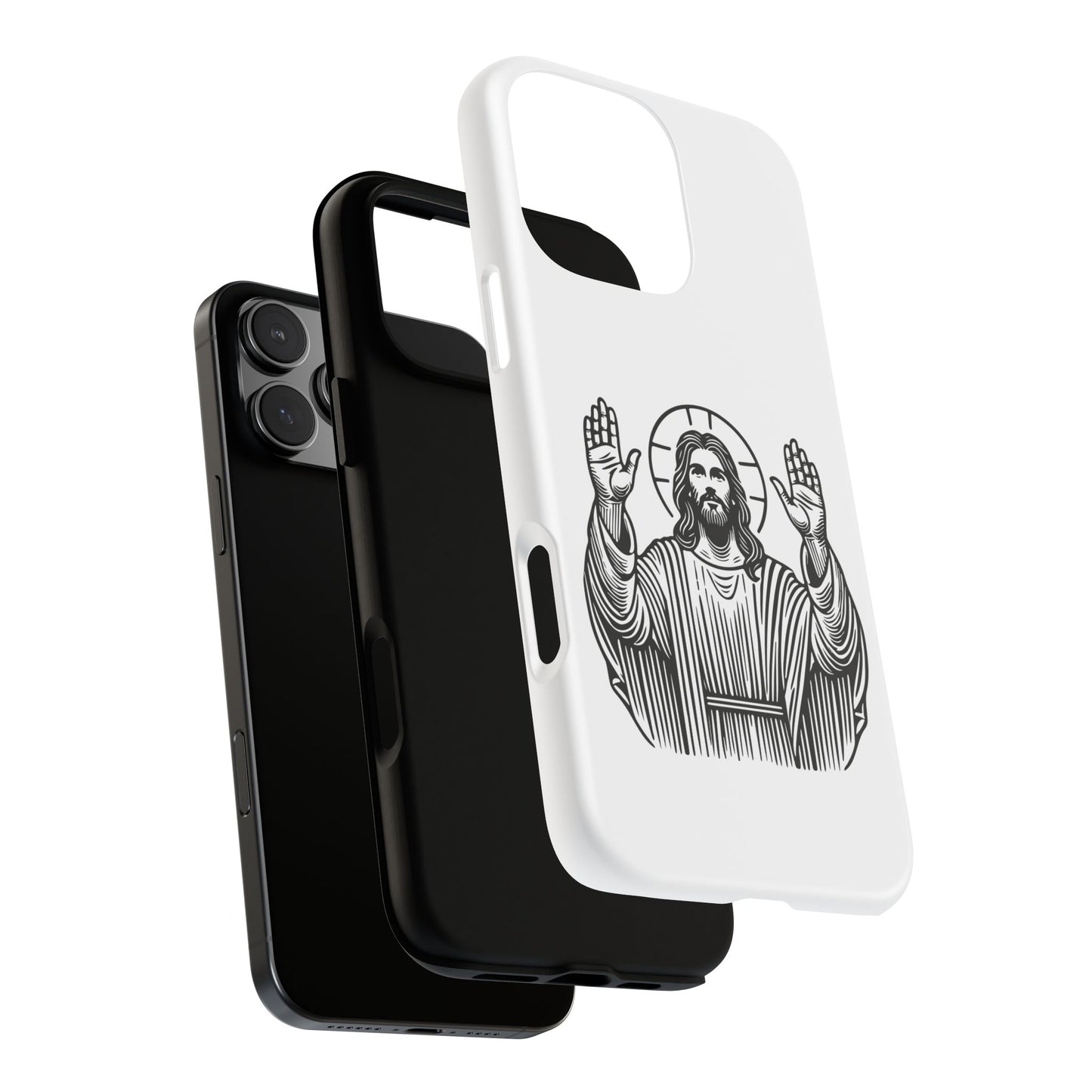 Jesus Phone Case - Simple yet Protective - iPhone- Samsung Galaxy - Google Pixel