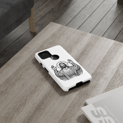 Jesus Phone Case - Simple yet Protective - iPhone- Samsung Galaxy - Google Pixel