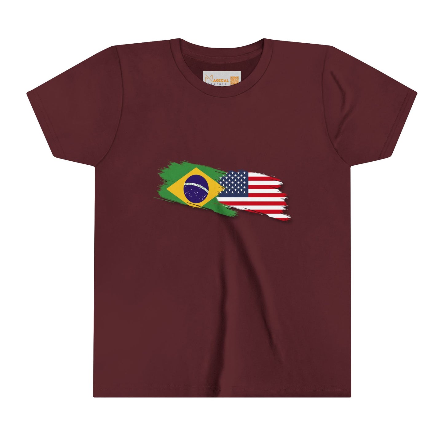 Brazilian Vibes Kids' T-Shirt (6 to 19 years old) -  Brasil/USA