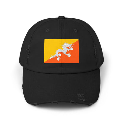 Bhutan Flag Cap - Unisex Casual Hat - Asia