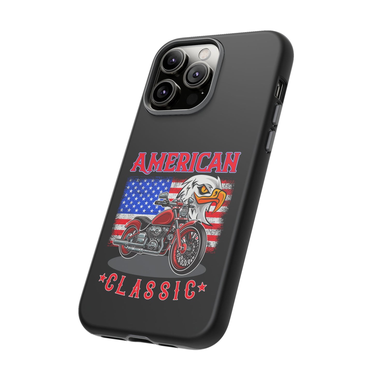 American Classic Motorcycle Phone Case - Tough Protection - iPhone, Samsung Galaxy, Google Pixel