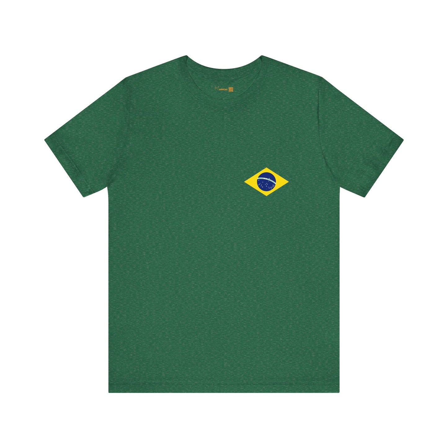 Camiseta Verde - Frente e Costas - Double Side Print