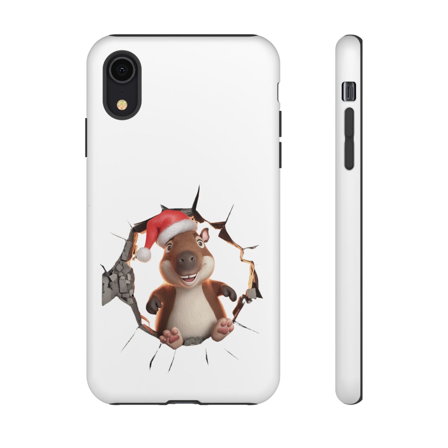 Christmas Capybara Santa Tough Phone Case