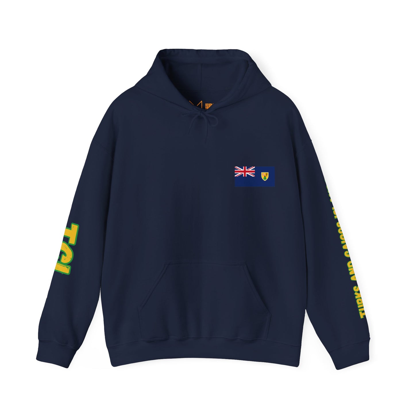 Turks and Caicos Islands Flag Unisex Hoodie - Caribbean - Island Territory