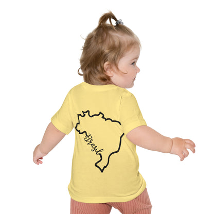 Adorable Brazilian Vibes Baby T-Shirt (3-24 Months) - Mini Brasil