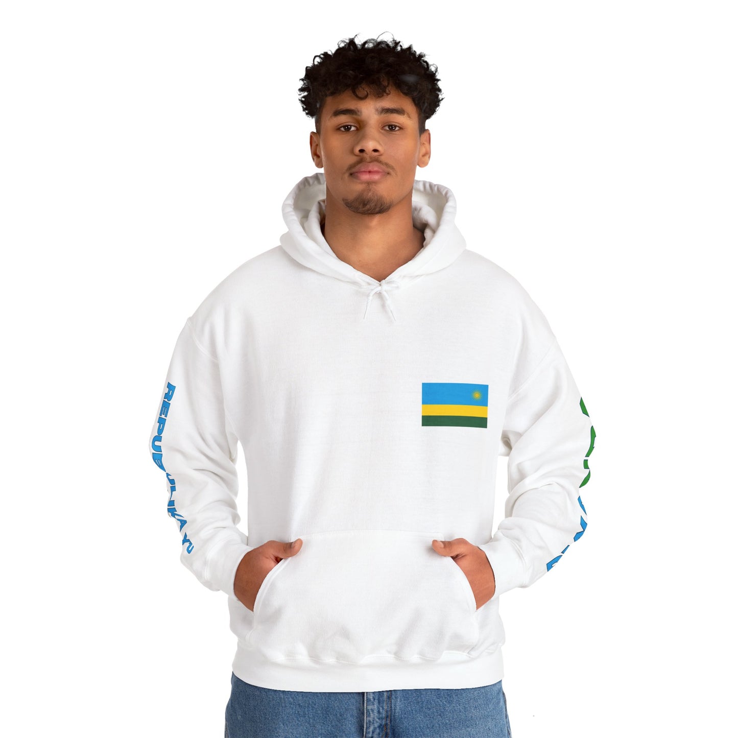 Rwanda Unisex Hooded Sweatshirt - Africa