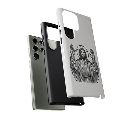 Jesus Phone Case - Simple yet Protective - iPhone- Samsung Galaxy - Google Pixel