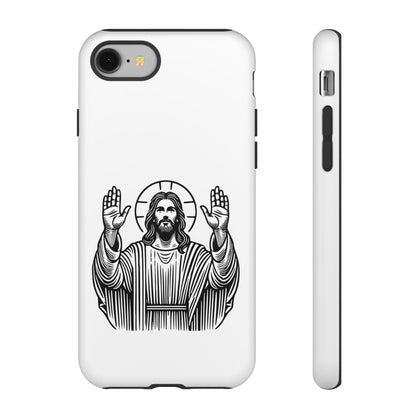 Jesus Phone Case - Simple yet Protective - iPhone- Samsung Galaxy - Google Pixel