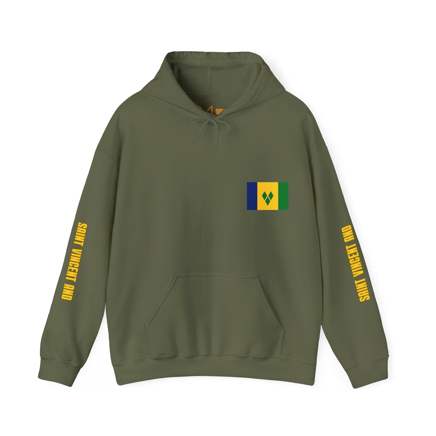 Saint Vincent And The Grenadines Unisex Hooded Sweatshirt - Caribbean