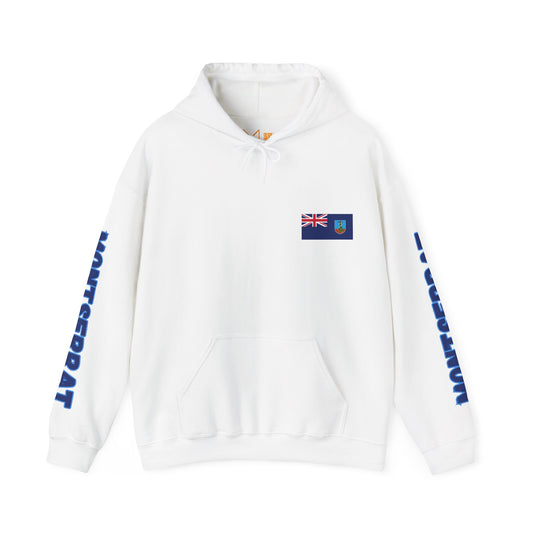 Montserrat Flag Unisex Hoodie - Caribbean - Island Territory